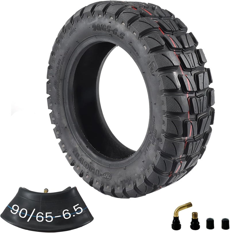 Asecupdat 90/65-6.5 Tubeless Scooter Tires, 11 inch Electric Scooter Wheel, Thickened Road Tire For Electric Scooter Motorcycle Parts - Image 1